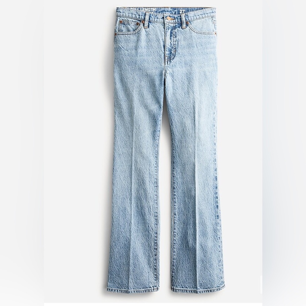 J. Crew Full-length demi-boot jean in Light Indigo wash